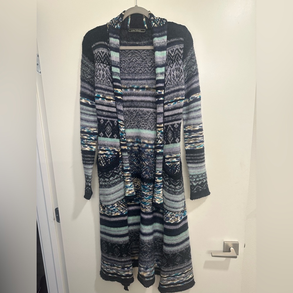 Love Stitch Multicolor Striped Sweater